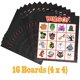 thumbnail image 1 of JOYIN 32 Tarjetas de juego de bingo de Halloween (4x4 y 5x5) - 16 jugadores para juegos de cartas de fiesta de Halloween, juegos de aula escolar, truco o trato, suministros de favores de fiesta de Hal, 1 of 2