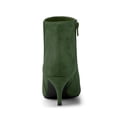 thumbnail image 3 of Unique Bargains Bottines à Talon Aiguille à Bout Pointu à Fermeture Éclair pour Femmes, 3 of 8