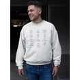 thumbnail image 2 of Zodiac Smiley Signs - Astrological Horoscope Emoji Men's Sweatshirt, 2 of 4