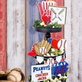 thumbnail image 5 of Baseball Tiered Tray Set Football Party Perfect Addition to Room Plaques Signs Clearance, 5 of 6