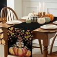 thumbnail image 3 of Fall Hat Table Runner, Autumn Thanksgiving Kitchen Dining Table Decoration for Home Party Decor 13x36 Inches, 3 of 9