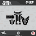 thumbnail image 2 of Kalair GFX Graphics Kit for Kawasaki KX65 (1999-2024) Rebel Series, 2 of 5