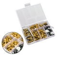 thumbnail image 2 of 158PCS Motorcycle Sportbike Windscreen Fairing Bolt Kit Fastener Clip Screw Gold, 2 of 10