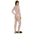 thumbnail image 3 of MeMoi Women's Ski Chalet Two-Piece PJ Set in a Bag - Womens - Female (L, Multi), 3 of 4