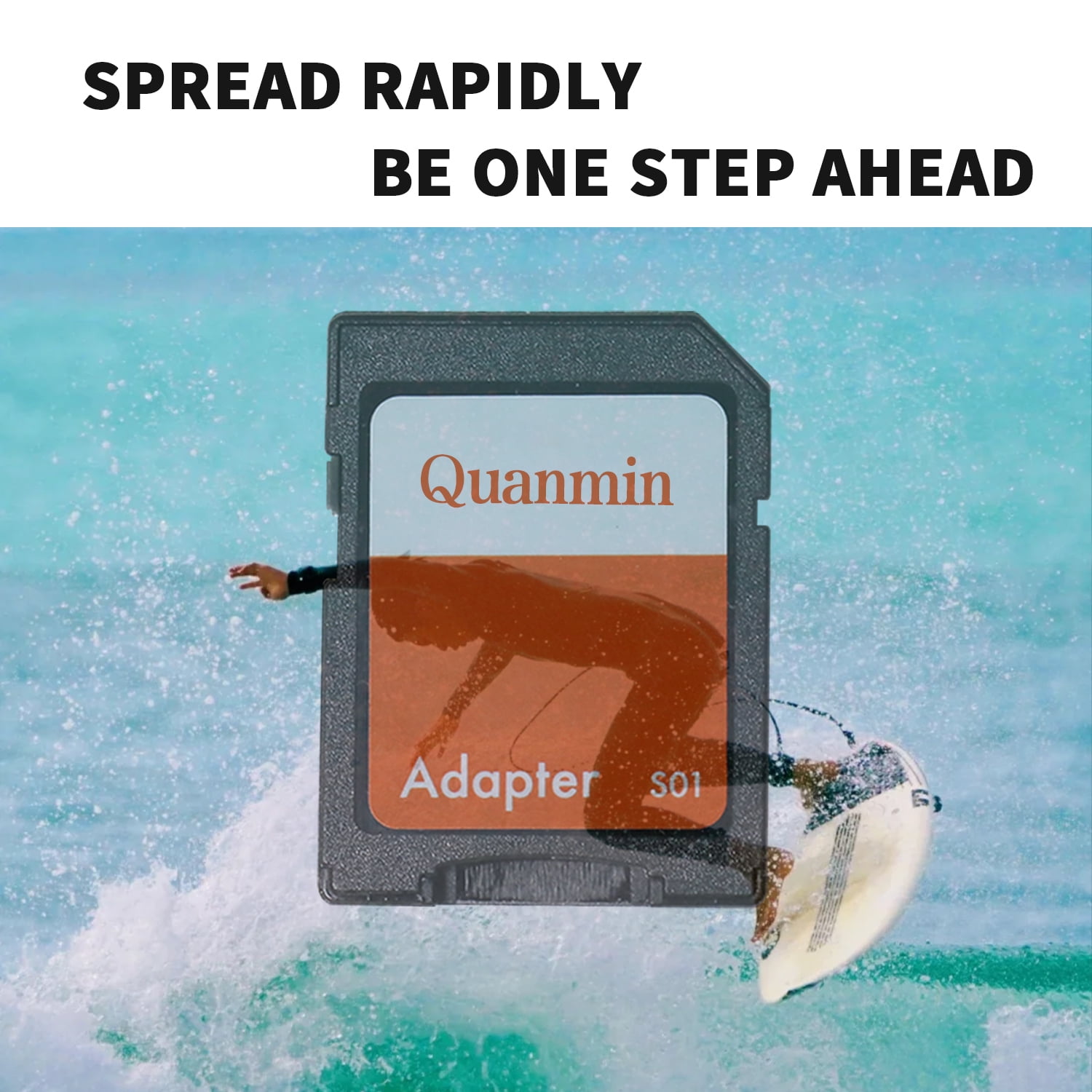 Quanmin Ultra 8GB Memory Card,SD Card 6 Pack, Micro SD/TF Flash C10 A1 Memory TF Card for Camera/Tablet/Mobile Phone/Game/Car Audio/Console (6 Cards + 2 Adapter)