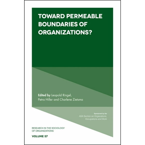 Research in the Sociology of Organizations: Toward Permeable Boundaries of Organizations? (Hardcover)