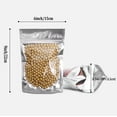 thumbnail image 2 of 100 Pack Zipper Mylar Bags Stand Up Mylar Zip Lock Bags Clear Silver Bags Reusable Food Storage Aluminum Foil Pouch Bags for Multipurpose with Gusset Bottom (6 x 9 inch / 15 x 22 cm), 2 of 5