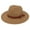 Khaki, variant on Jiaroswwei Panama Hat Straw Weaving Folding Men Women Anti Sun Waterproof Travel Cap for Beach