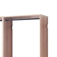 thumbnail image 5 of Benjara Vedz Wall Mount Closet Set- 1 Shelf 5 Hanging Rods- Oak Brown Melamine, 5 of 6
