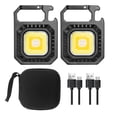 thumbnail image 1 of 2x COB LED Mini Llaveros Linterna 500lm Lámpara Bolsillo Impermeable (D), 1 of 6