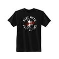 thumbnail image 2 of Hanes Men's All Man Graphic Tee Man/Black L, 2 of 2
