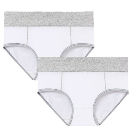 2 Pack Womens Cotton Panties Cheeky Bikini Panties High Waisted Underwear Cotton Underpants Seamless Full Coverage Briefs Seamless G-String Thongs Plus Size Full Coverage Soft Boxer Shorts My Orders