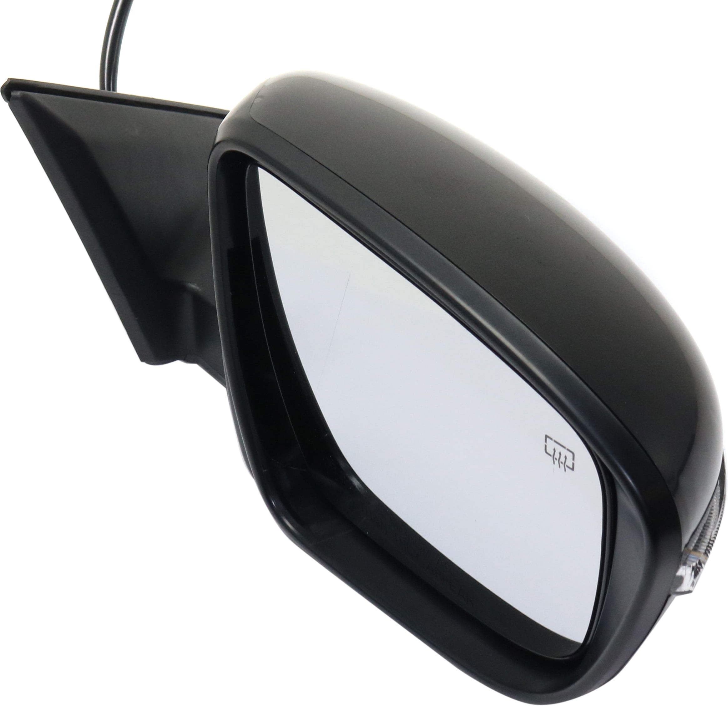 Mirror Compatible With 2017-2019 Nissan Rogue Right Passenger Side Heated In-housing Signal Light Paintable Kool-Vue