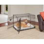 Midwest Homes For Pets / QuietTime White Fleece, Filled Bolstered Bed/ Fits 36-inch Crate/ Model-40236