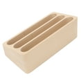 thumbnail image 1 of Desk Business Card Holder, Name Card Display Holder Slope Shape 3 Slots Easily Stand  For Home, 1 of 8