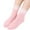 A-Pink15, variant on Bibifish Womens Socks Soft Solid Color Soft Crew Socks Elegant Trendy Lace Splice Socks Soft Breathable Mid Calf Socks For Ladies
