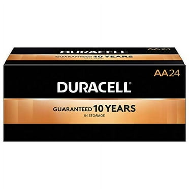 Duracell CopperTop Alkaline Batteries with Duralock Power Preserve Technology AA 24/Box MN1500B24