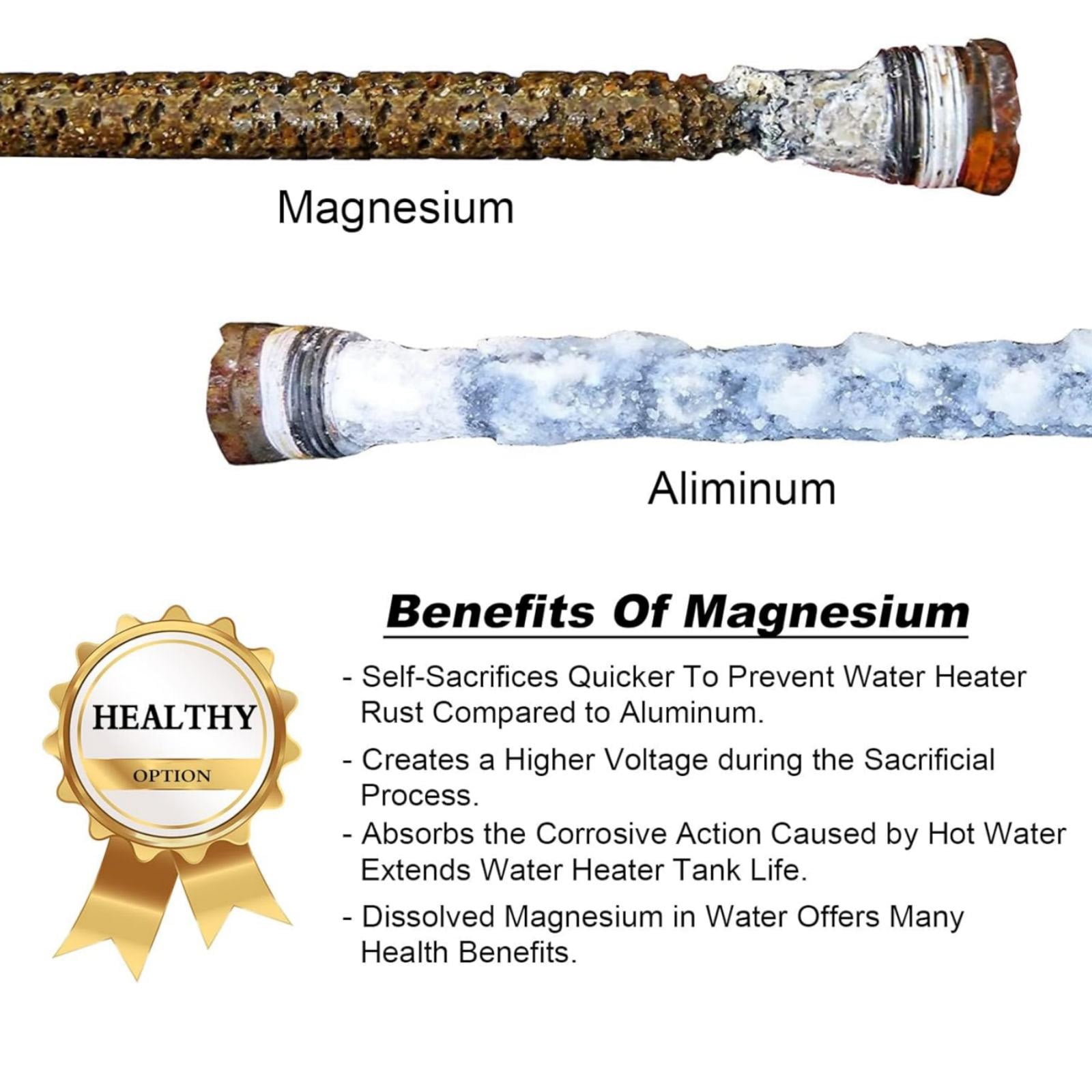GUYUTING Replacement Anode Rod for Suburban RV Water Heaters 232767 Magnesium Prevents Tank Corrosion
