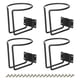 thumbnail image 1 of Soporte de taza de anillo de barco Uxcell 4Pcs Universal de 3 pulgadas para barcos, Negro, 1 of 6