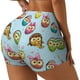 thumbnail image 1 of Fotbe Cute Cartoon Owls 3 Shorts Sin Costuras – Shorts Deportivos de Cintura Alta para Mujer, Elásticos para Gimnasio, Yoga, Running o Ciclismo-X-Large, 1 of 8