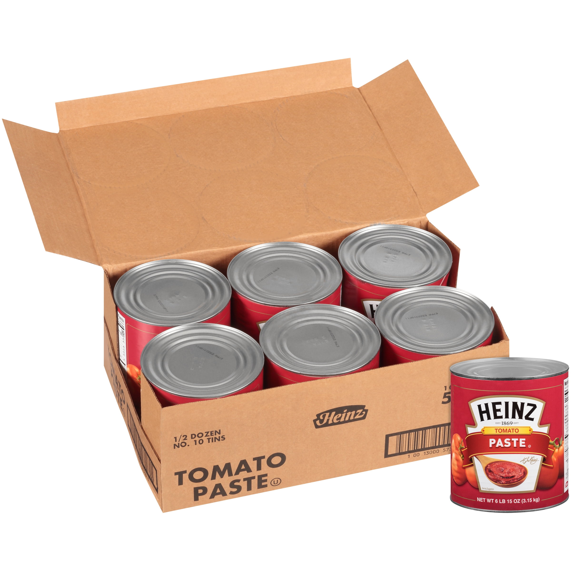 HEINZ Tomato Paste, 111 oz. Can (Pack of 6)