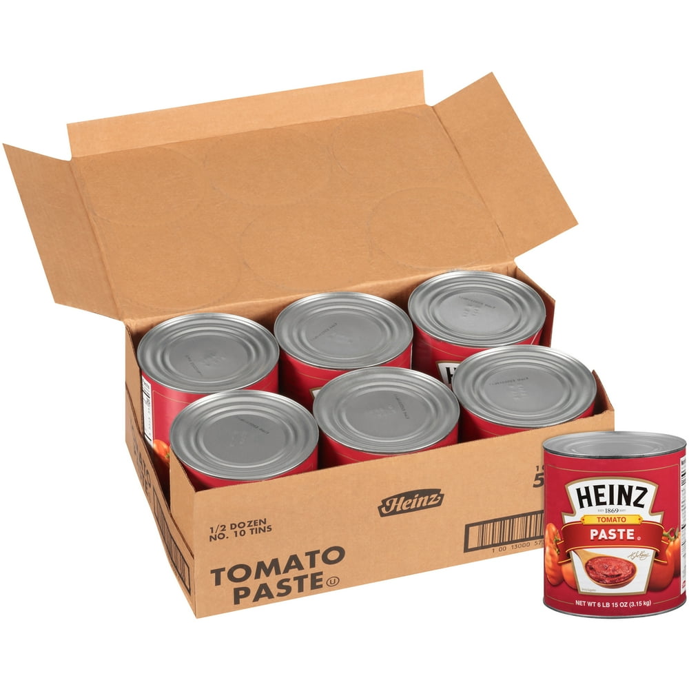 HEINZ Tomato Paste, 111 oz. Can (Pack of 6)