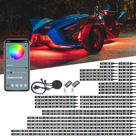 LEDGlow 32pc Advanced Million Color Slingshot Lighting Kit with Smartphone Control
