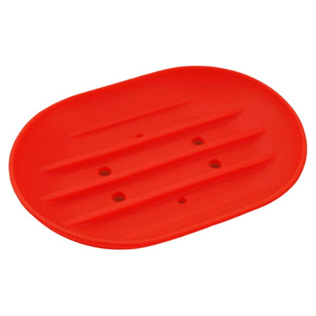 Bewildely Jabonera de silicona, soporte para platos, bandeja, caja, drenaje de agua, organizador de ducha Type5 NO5