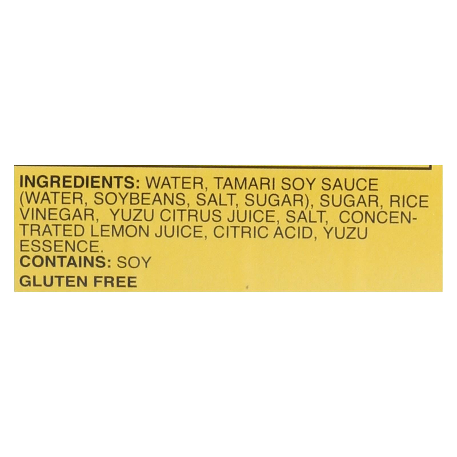 Marukan Yuzu Ponzu Premium Soy Dressing With Yuzu Citrus - Case of 6 - 12 FZ
