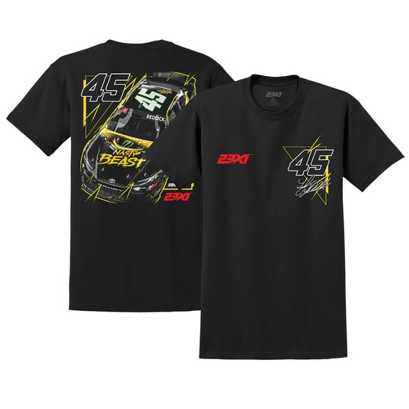 Men's 23XI Racing Black Tyler Reddick Car T-Shirt