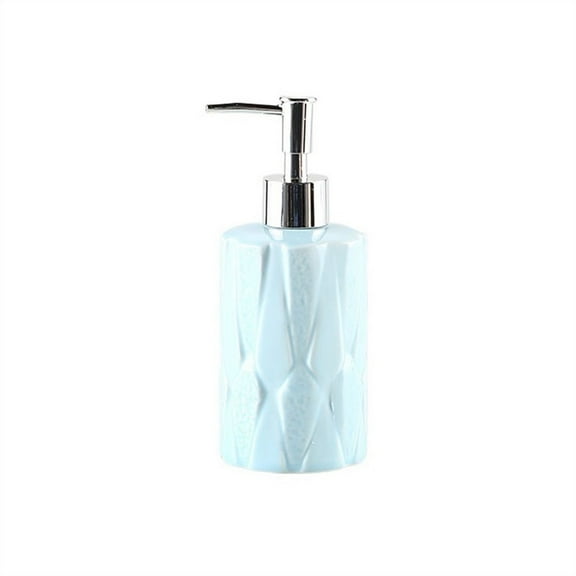 Creative Irregular Soap Dispenser Ceramic Lotion Bottle.350ML Bathroom Shampoo Dispensing Press Bottle