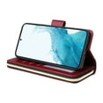 thumbnail image 4 of SaniMore for Samsung Galaxy S23 Case, 3 in 1 Zipper Purse Cover + Card Slots +  Kickstand + Detachable Lanyard Comprehensive Protective Shockproof Anti-drop Shell For Samsung Galaxy S23,Winered, 4 of 8