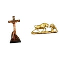 thumbnail image 1 of Estatua católica,Colección religiosa de la estatua de la Virgen María,Figura de la cruz de Jesús Escultura católica decoración,Estatua de escritorio,Figura decorativa de pelea de toros y, 1 of 8