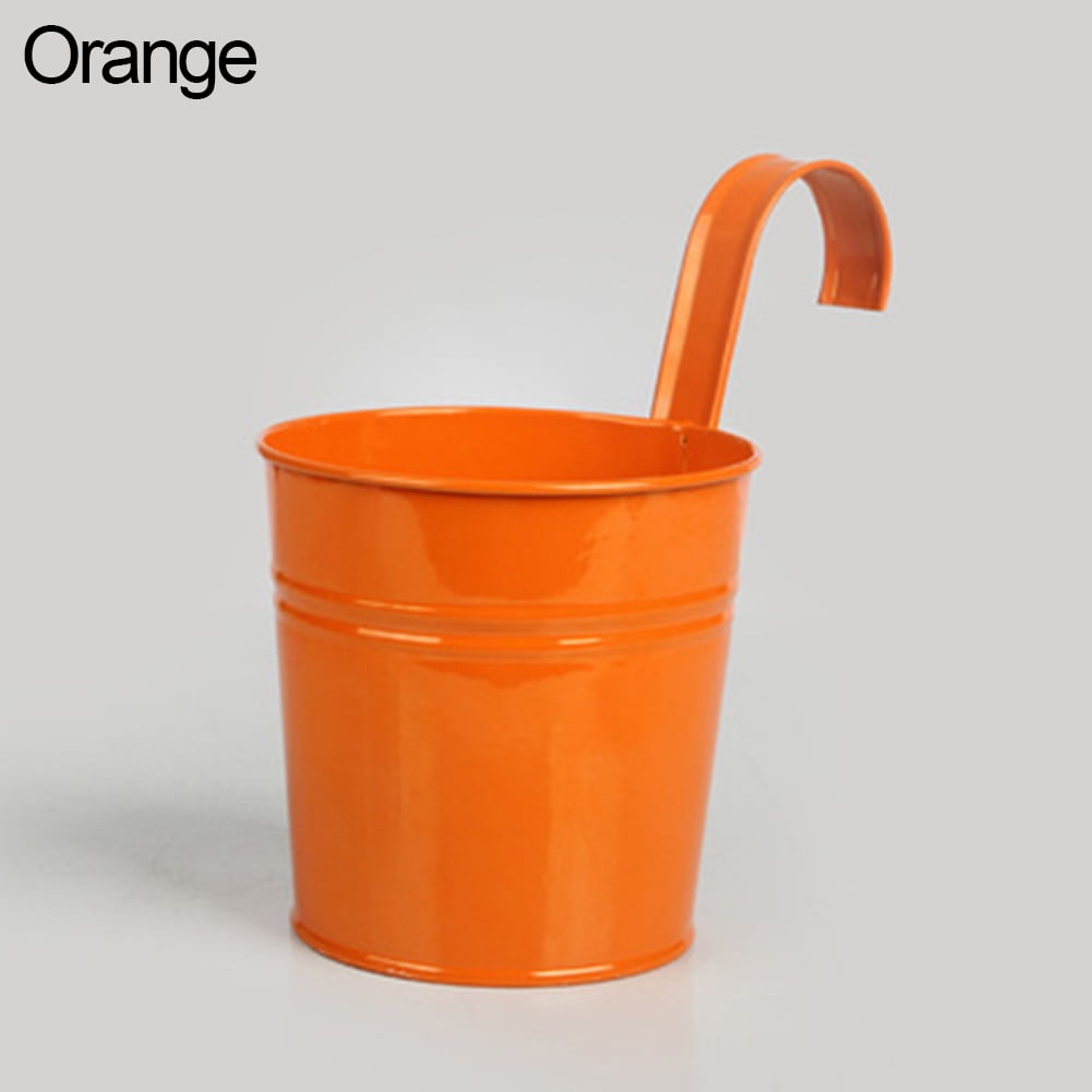 GROFRY Hanging Flower Pot Metal Iron Flower Pot Hanging Pastoral