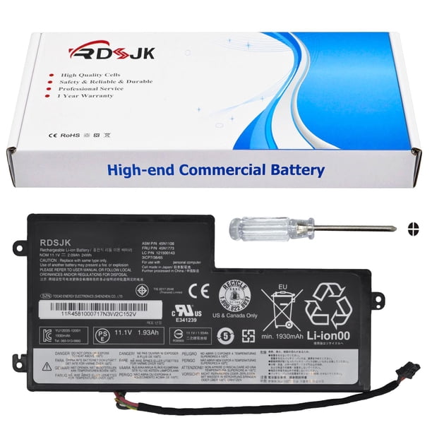 Batería RDSJ 45N1108 45N1109 45N1110 45N1111 45N1773 45N1112 45N1113 01AV459 para Lenovo ThinkPad T440 T440S T450 T450S T460 T550 X240 X240S X250 X260 X270 S440 S540 W550 A275 24Wh