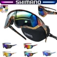 thumbnail image 2 of SHIMANO-Gafas de protección UV para hombre y mujer, lentes de sol coloridas para deportes al aire libre, bicicleta de montaña qiuyongming unisex, 2 of 2