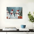 thumbnail image 5 of NIJIANKEHAN Snowman Wall Art Christmas Decor: Farmhouse Christmas Canvas Wall Art Prints Winter Scene Cardinal Bird Pictures Wall Hangings Decor Posters Xmas Holiday Indoor Decorations, 5 of 6
