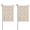 Deer Floral Butterfly, variant on 2PCS Garden Flag Set, Double-Sided 12x18 Inch, Outdoor Holiday Flag,Deer Floral Butterfly Beige Pattern