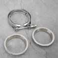 thumbnail image 1 of Stainless Steel V Band Clamp with Flange for Auto Exhaust Pipe(2.5inch-63mm ), 1 of 3