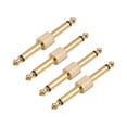 thumbnail image 3 of Efectos de guitarra de 6.35 mm enchufe el enchufe recto con conector de pedal de guitarra fácil para el escenario de guitarra, 3 of 8