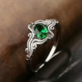 thumbnail image 3 of Elegant Wedding Bridal Party Accessory Lady Rhinestone Inlaid Ring Jewelry, 3 of 8