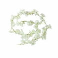 thumbnail image 2 of Xecvkr Artificial Christmas Rattan Garland Encrypted Plastic White Pink Simulation Flower Vine Holiday House Decor 70.86in 1 Piece, 2 of 6