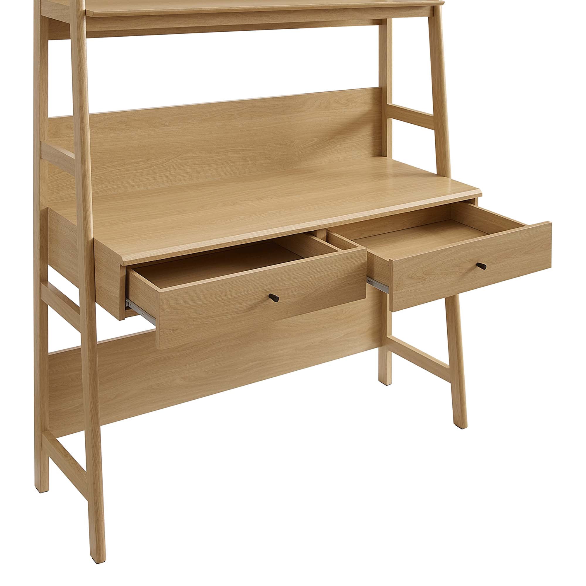 Modway Bixby Modern Style Particleboard and MDF Office Desk in Oak
