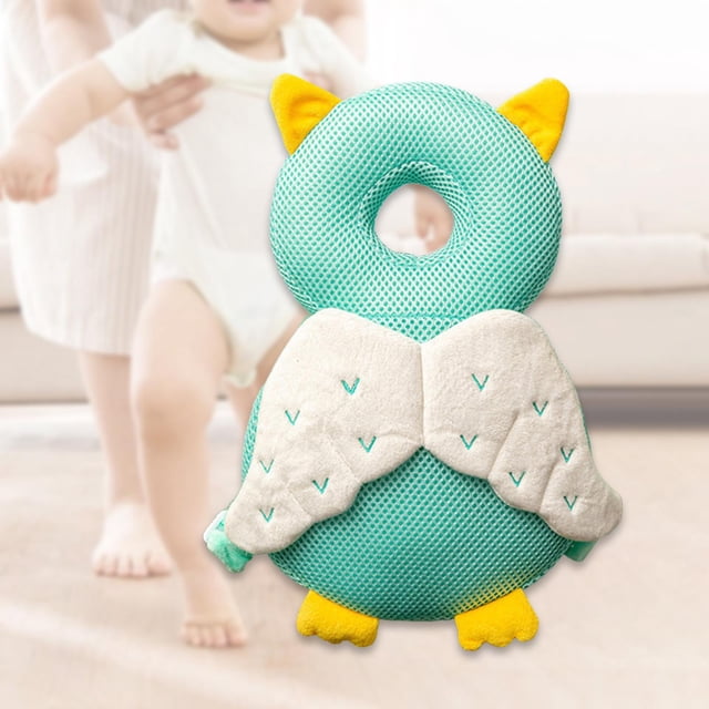 Protector de la cabeza de los niños,Almohadas de protección de la cabeza del bebé almohada de espalda para bebé,Forma animal de la cabeza del bebé protector mochila,Mochila de búho