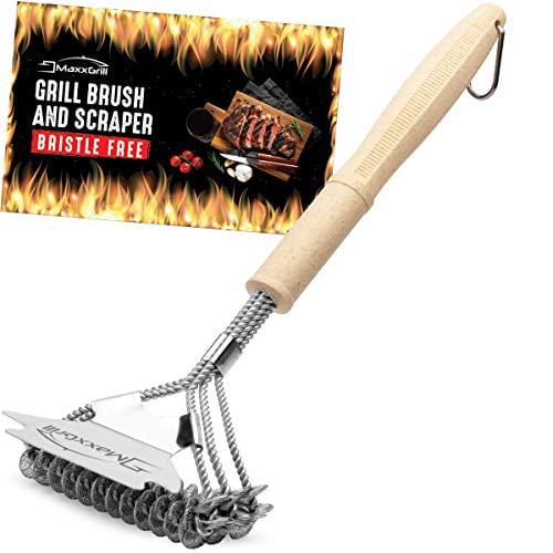 Cooking Rescued Durable BBQ Brush Flame Retardant Brush Cleaning Brushes Grill. 
