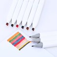 thumbnail image 3 of Rotuladores gráficos de 60 colores con bolsa puntas anchas y finas juego de rotuladores gemelos rotuladores gráficos para diseño de animación suministros de arte ANGGREK Otros, 3 of 8
