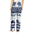 thumbnail image 3 of Bingfone Pajamas For Women,Sea Underwater Animals1 Pajama Pants With Pockets-Large, 3 of 9