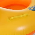 thumbnail image 4 of Barco de natación inflable estilo pato naranja amarillo con patrón de letras para niños, 1 unidad, piscina para bebé el verano, 4 of 5