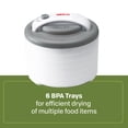 thumbnail image 4 of Nesco FD-61WHCK 6 Tray 500 Watt Food Dehydrator with Jerky Gun, White, 4 of 9