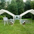 thumbnail image 5 of 20x20FT Outdoor Heavy Duty Wedding Party Tent Carport Portable Garage With Removable Sidewalls,White, 5 of 13